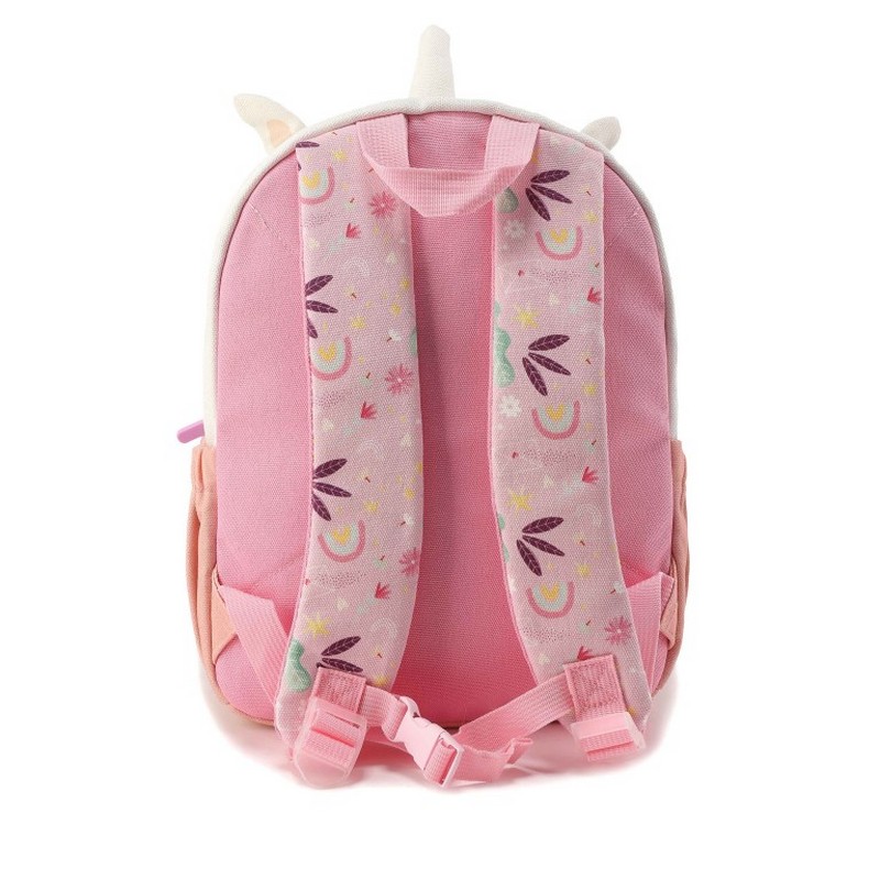 Zaino unicorno per bambini in formato A4 realizzato in cotone